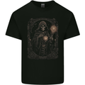 Gothic Grim Reaper Goth Heavy Metal Skull 11 Kids T-Shirt Childrens Black