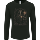 Gothic Grim Reaper Goth Heavy Metal Skull 11 Mens Long Sleeve T-Shirt Black