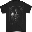 Gothic Grim Reaper Goth Heavy Metal Skull 12 Mens T-Shirt 100% Cotton BLACK