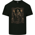 Gothic Grim Reaper Goth Heavy Metal Skull 13 Kids T-Shirt Childrens Black
