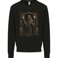 Gothic Grim Reaper Goth Heavy Metal Skull 13 Mens Sweatshirt Jumper Black