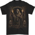 Gothic Grim Reaper Goth Heavy Metal Skull 13 Mens T-Shirt 100% Cotton BLACK