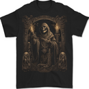 Gothic Grim Reaper Goth Heavy Metal Skull 13 Mens T-Shirt 100% Cotton BLACK