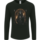 Gothic Grim Reaper Goth Heavy Metal Skull 14 Mens Long Sleeve T-Shirt Black