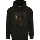 Gothic Grim Reaper Goth Heavy Metal Skull 1 Childrens Kids Hoodie Black