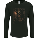 Gothic Grim Reaper Goth Heavy Metal Skull 1 Mens Long Sleeve T-Shirt Black
