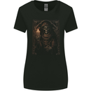 Gothic Grim Reaper Goth Heavy Metal Skull 1 Womens Wider Cut T-Shirt Black