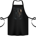 Gothic Grim Reaper Goth Heavy Metal Skull 2 Cotton Apron 100% Organic Black