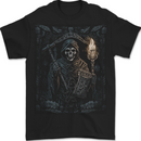 Gothic Grim Reaper Goth Heavy Metal Skull 2 Mens T-Shirt 100% Cotton BLACK