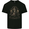 Gothic Grim Reaper Goth Heavy Metal Skull 3 Kids T-Shirt Childrens Black