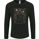 Gothic Grim Reaper Goth Heavy Metal Skull 4 Mens Long Sleeve T-Shirt Black