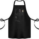 Gothic Grim Reaper Goth Heavy Metal Skull 5 Cotton Apron 100% Organic Black
