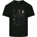 Gothic Grim Reaper Goth Heavy Metal Skull 5 Mens Cotton T-Shirt Tee Top Black
