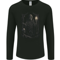Gothic Grim Reaper Goth Heavy Metal Skull 5 Mens Long Sleeve T-Shirt Black