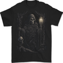 Gothic Grim Reaper Goth Heavy Metal Skull 5 Mens T-Shirt 100% Cotton BLACK