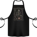 Gothic Grim Reaper Goth Heavy Metal Skull 6 Cotton Apron 100% Organic Black