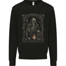 Gothic Grim Reaper Goth Heavy Metal Skull 6 Mens Sweatshirt Jumper Black