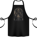 Gothic Grim Reaper Goth Heavy Metal Skull 7 Cotton Apron 100% Organic Black