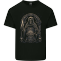 Gothic Grim Reaper Goth Heavy Metal Skull 7 Kids T-Shirt Childrens Black