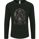 Gothic Grim Reaper Goth Heavy Metal Skull 7 Mens Long Sleeve T-Shirt Black