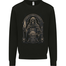 Gothic Grim Reaper Goth Heavy Metal Skull 7 Mens Sweatshirt Jumper Black