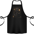 Gothic Grim Reaper Goth Heavy Metal Skull 8 Cotton Apron 100% Organic Black