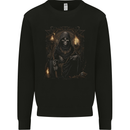 Gothic Grim Reaper Goth Heavy Metal Skull 8 Mens Sweatshirt Jumper Black