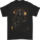 Gothic Grim Reaper Goth Heavy Metal Skull 8 Mens T-Shirt 100% Cotton BLACK