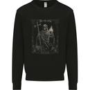 Gothic Grim Reaper Goth Heavy Metal Skull 9 Mens Sweatshirt Jumper Black