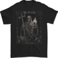 Gothic Grim Reaper Goth Heavy Metal Skull 9 Mens T-Shirt 100% Cotton BLACK