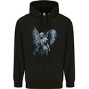 Gothic Guardian Angel Fantasy Goth Childrens Kids Hoodie Black
