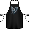 Gothic Guardian Angel Fantasy Goth Cotton Apron 100% Organic Black