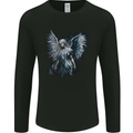 Gothic Guardian Angel Fantasy Goth Mens Long Sleeve T-Shirt Black