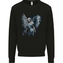 Gothic Guardian Angel Fantasy Goth Mens Sweatshirt Jumper Black