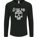 Gothic Rap Skull Hip Hop Music Gangster Mens Long Sleeve T-Shirt Black