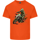 Graffiti Motorcross MotoX Motorbike Biker Mens Cotton T-Shirt Tee Top Orange