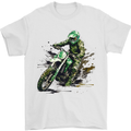 Graffiti Motorcross MotoX Motorbike Biker Mens T-Shirt 100% Cotton White