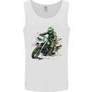 Graffiti Motorcross MotoX Motorbike Biker Mens Vest Tank Top White