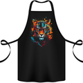 Grafitti Tiger Cotton Apron 100% Organic Black
