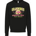 Gramingo Funny Grandma Flamingo Mens Sweatshirt Jumper Black