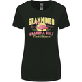 Gramingo Funny Grandma Flamingo Womens Wider Cut T-Shirt Black