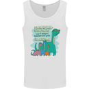 Grandma-saurus Funny Dinosaur Grandkids Mens Vest Tank Top White