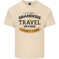 Grandma Grandad Funny Travel or Food Day Mens Cotton T-Shirt Tee Top Natural