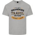 Grandma Grandad Funny Travel or Food Day Mens Cotton T-Shirt Tee Top Sports Grey
