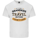 Grandma Grandad Funny Travel or Food Day Mens Cotton T-Shirt Tee Top White