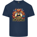Grateful For Gaming Thanksgiving Video Games Mens Cotton T-Shirt Tee Top Navy Blue