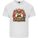 Grateful For Gaming Thanksgiving Video Games Mens Cotton T-Shirt Tee Top White