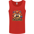 Grateful For Gaming Thanksgiving Video Games Mens Vest Tank Top Red