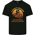 Gravity Checks Downhill MTB Mountain Bike Mens Cotton T-Shirt Tee Top Black