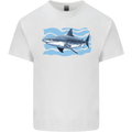 Great White Shark in the Ocean Kids T-Shirt Childrens White